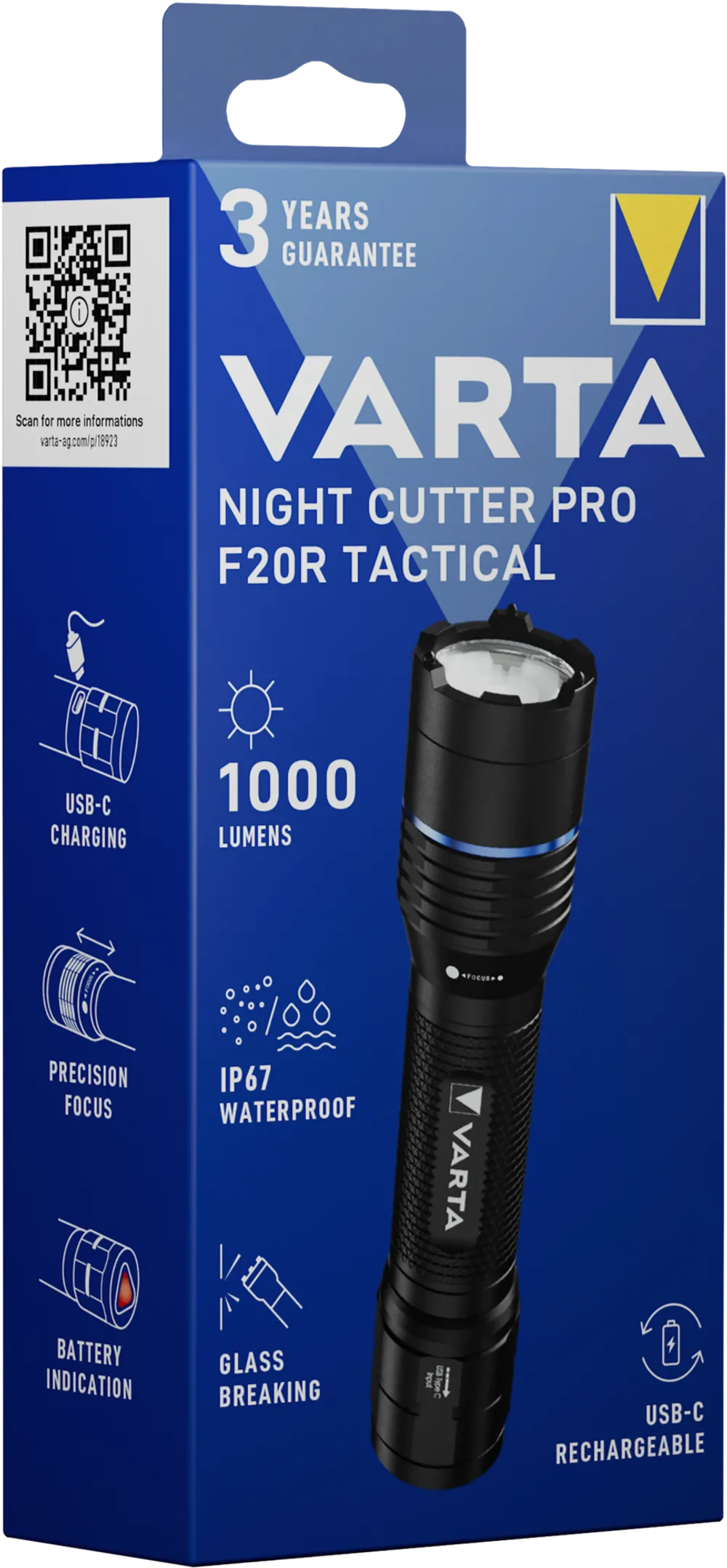 VARTA Night Cutter Tactical F20R