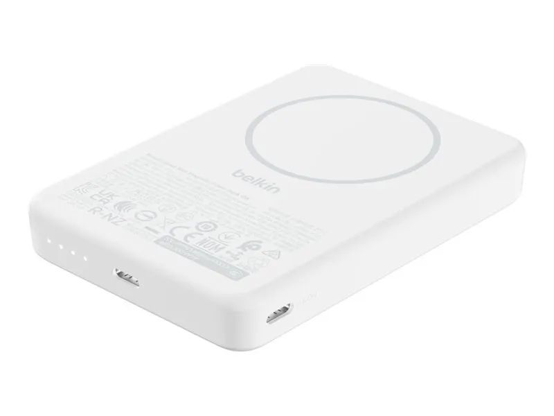 Belkin BoostCharge - Powerbank - dünn - 10000 mAh - 7.5 watt - Fast Charge - 2 Ausgabeanschlussstellen (USB-C)