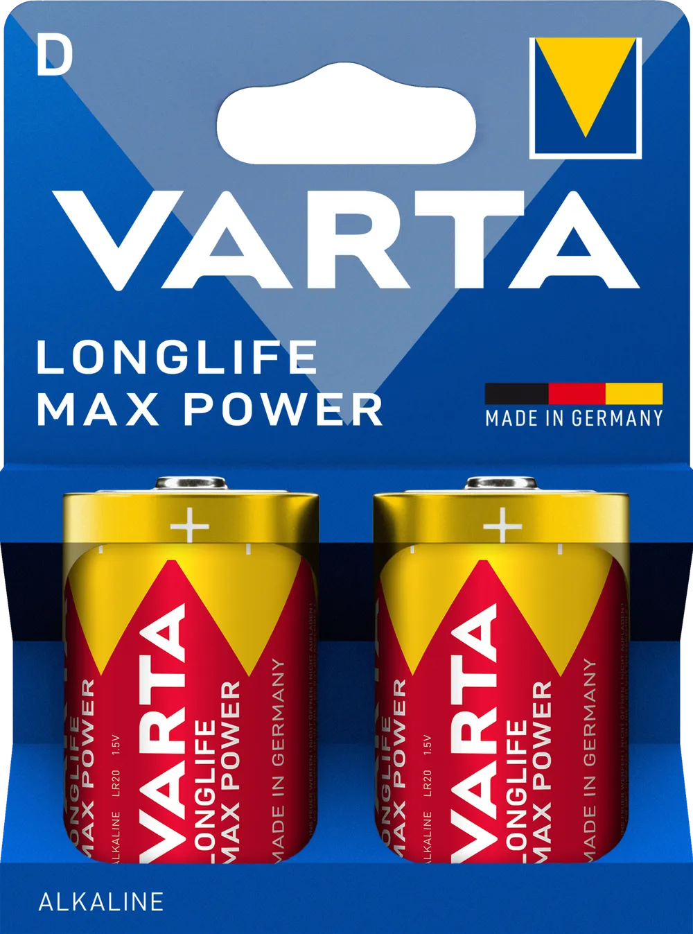 VARTA LONGLIFE Max Power D Blister 2