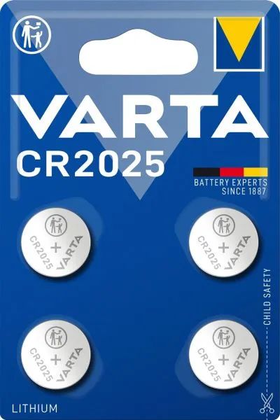VARTA LITHIUM Coin CR2025 Blister 4