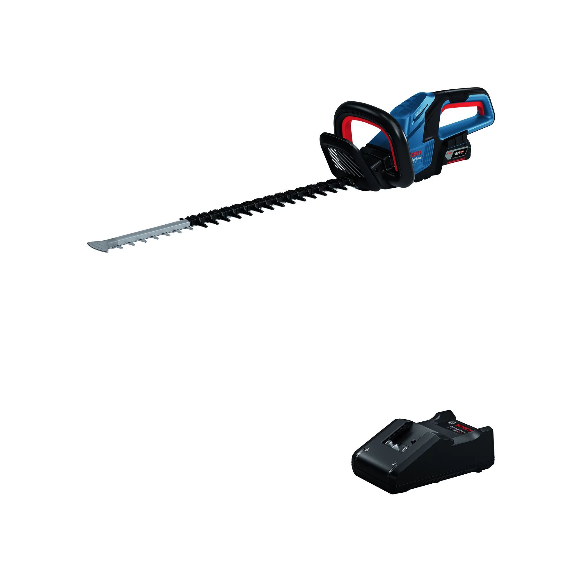 Bosch GHE 18V-60 Akku-Heckenschere Kit