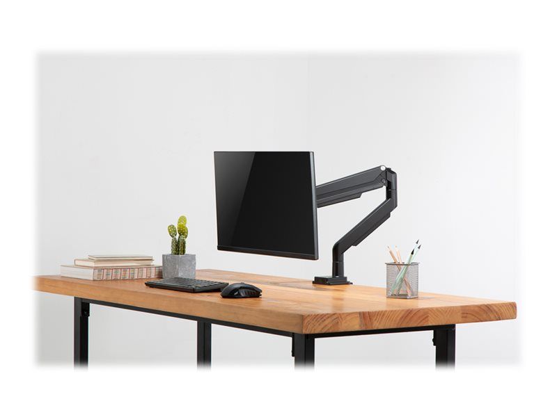 DIGITUS Single Monitorhalter mit Gasdruckfeder und Klemmbefestigung