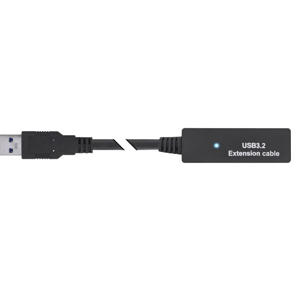 InLine USB 3.2 Gen.1 Aktiv-Verlängerung - USB-A Stecker an USB-C Buchse - 5m