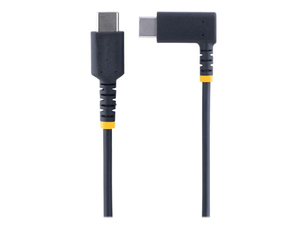 StarTech.com 1 m USB-C Ladekabel Mit Winkelstecker und 60W PD - Robust - USB-Kabel - 24 pin USB-C (M)