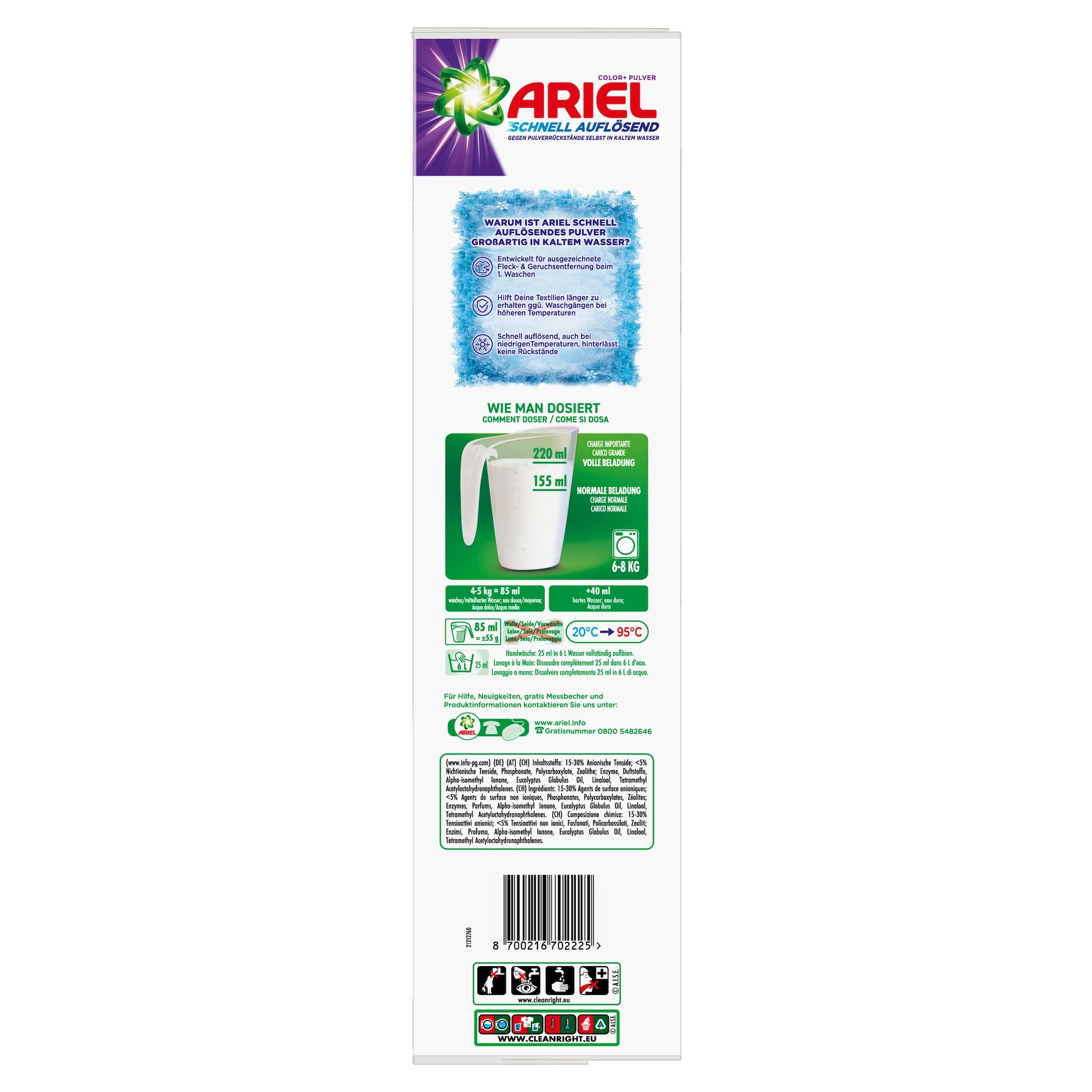Ariel Pulver Color 3.96KG - 72WL
