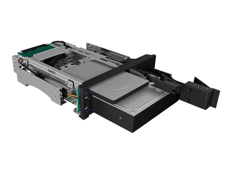 ICY BOX IB-173SSK - Mobiles Speicher-Rack - 2.5", 3.5" (6.4 cm, 8.9 cm)