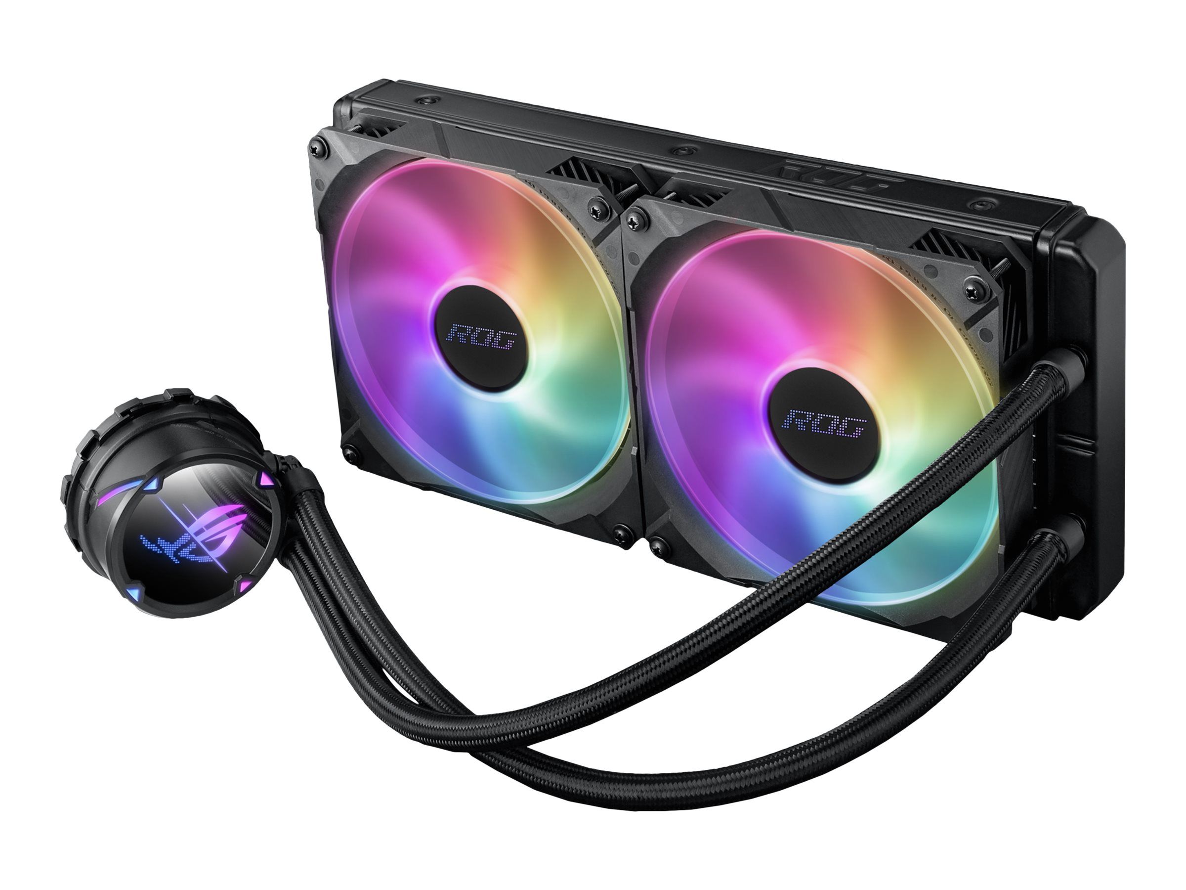 ASUS ROG STRIX LC II 280 ARGB - Prozessor-Flüssigkeitskühlsystem - (für: LGA1156, LGA1366, LGA1155, LGA2011, LGA1150, LGA2011-3, LGA1151, AM4, LGA2066, TR4, LGA1200)