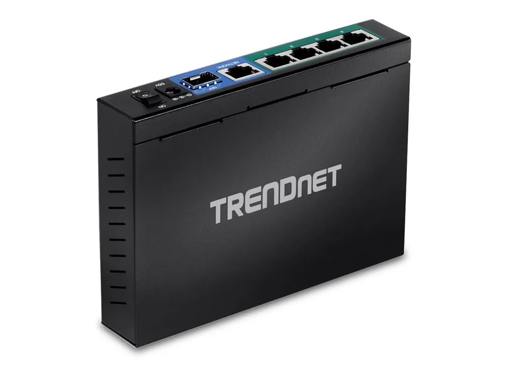 TRENDnet TPE TG611 - Switch - 4 x 10/100/1000 (PoE+)
