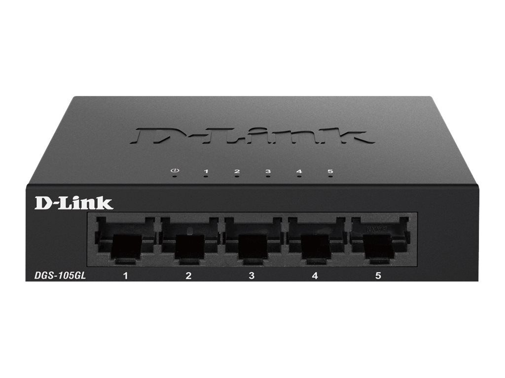 D-Link DGS 105GL - Switch - unmanaged - 5 x 10/100/1000