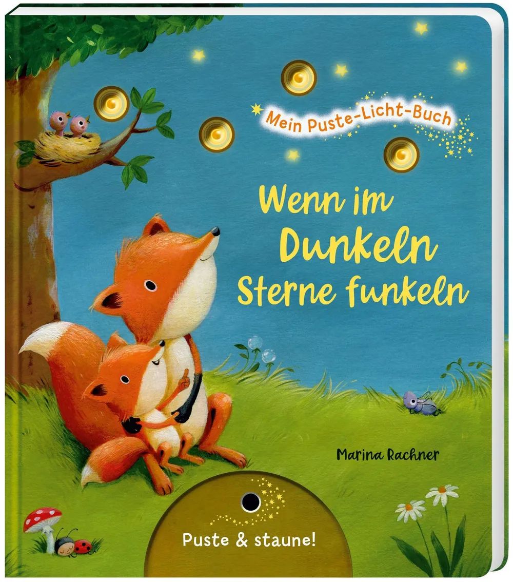 Thienemann - Esslinger Verlag GmbH Mein Puste-Licht-Buch Sterne funkeln