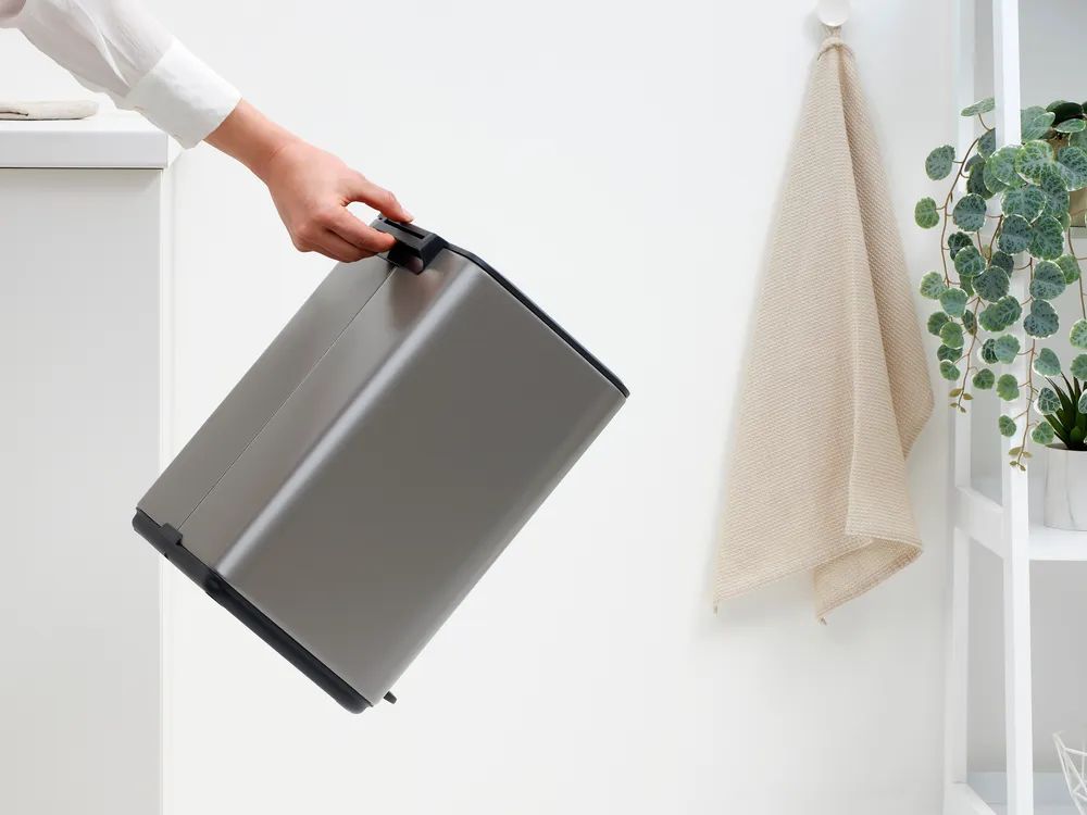 Brabantia Bo Treteimer, 12L - Platinum