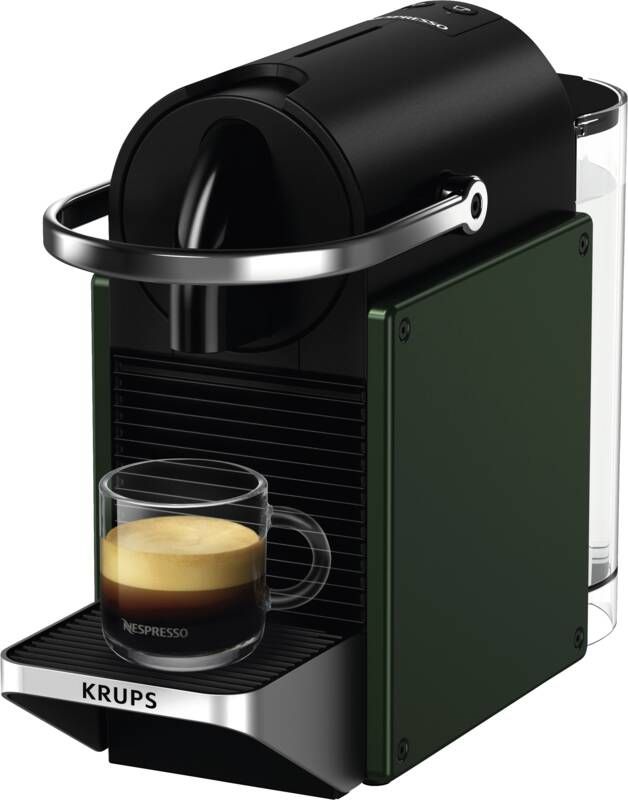 Krups KRUPS XN3063 Pixie Nespresso-Kaffeemaschine Dark Green