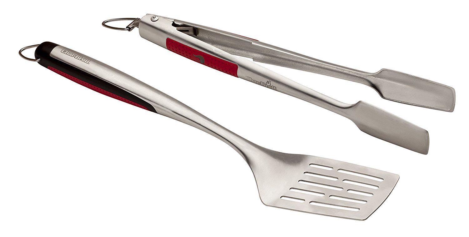 Char Broil Comfort Grip 2-teiliges Grillbesteck