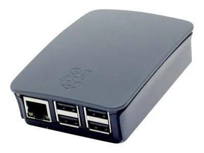 Raspberry Pi Pi - Hülle - ABS-Kunststoff - Schwarz/Grau