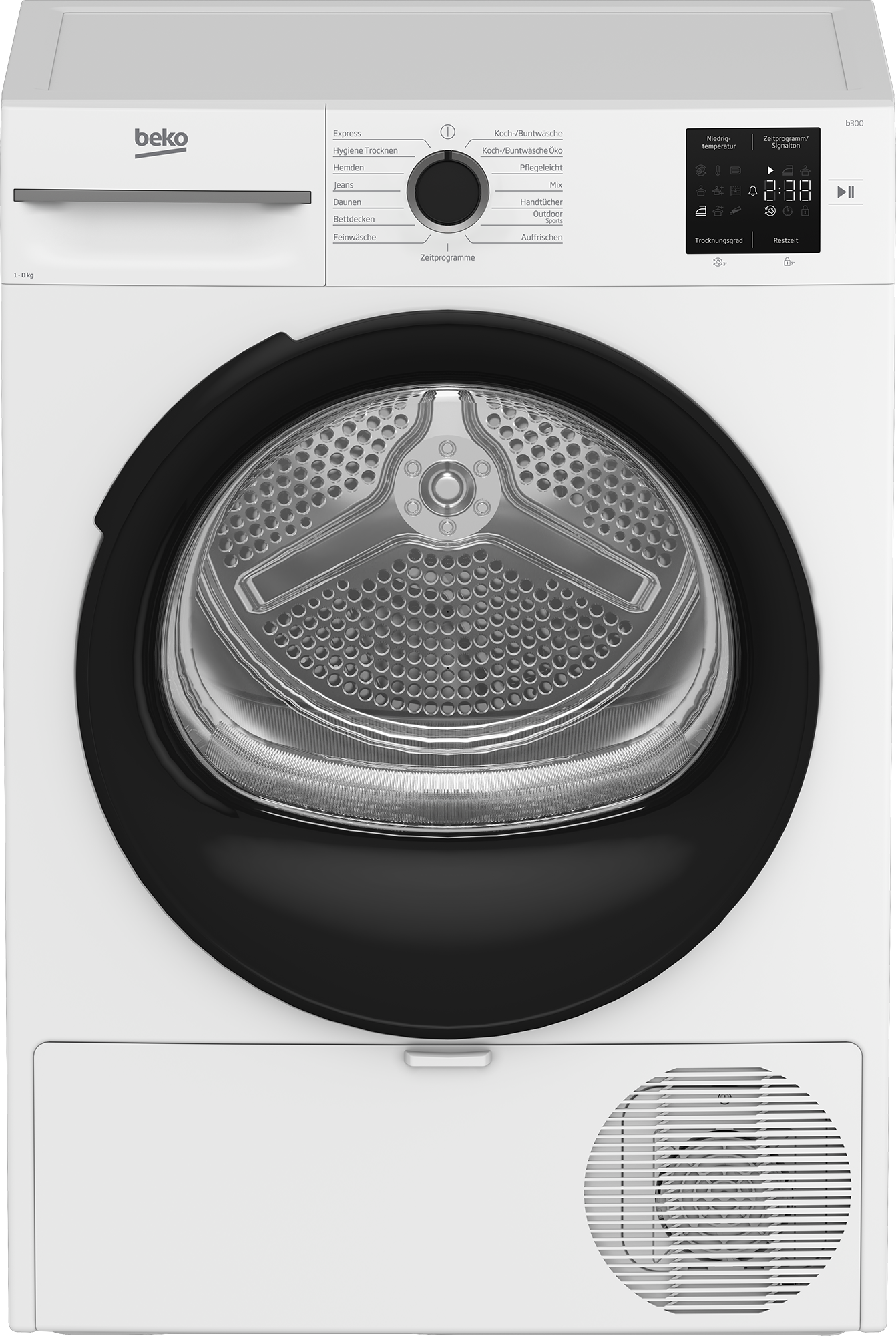 Beko DR 81490 Wärmepumpentrockner, 1-8kg, Weiß