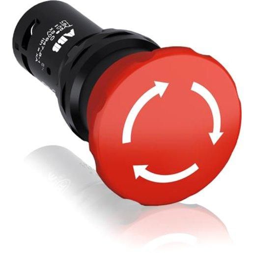 ABB NOT-AUS-TASTER 40MM DREHENTR. / ABB CE4T-10R-11 1S1Ö 1SFA619550R1071