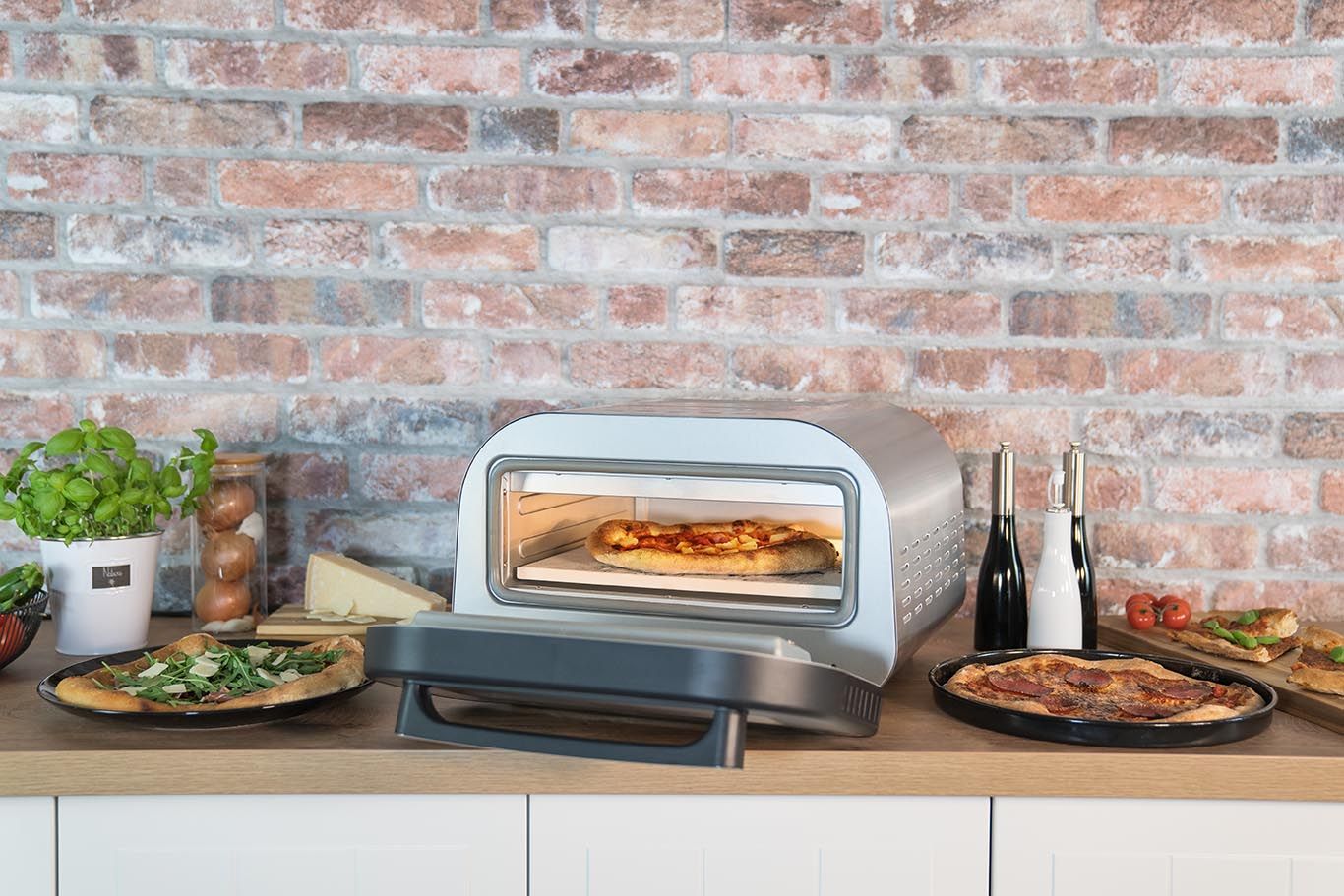 Unold 68816 Pizzaofen Luigi, Edelstahl
