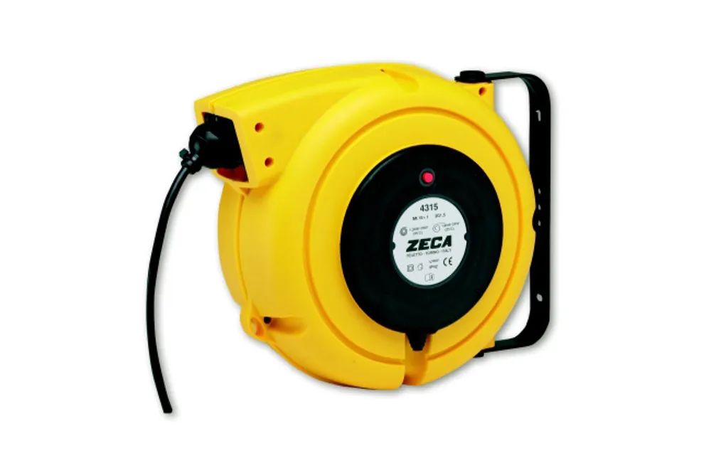 ZECA Kabelaufroller 4000 Super X Leiter:3x1,5mm²,Kabellänge:14+1m,IP42