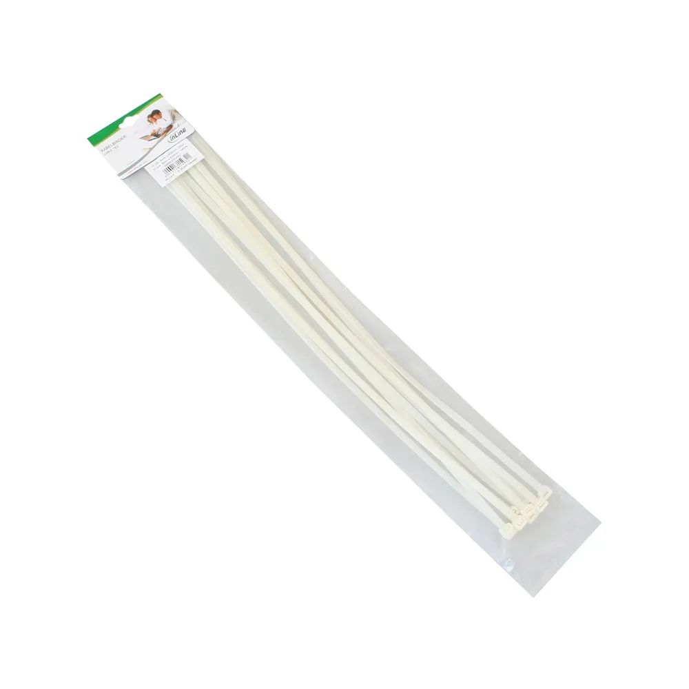 InLine Kabelbinder - Länge 650mm - Breite 9mm - natur - 10 Stück
