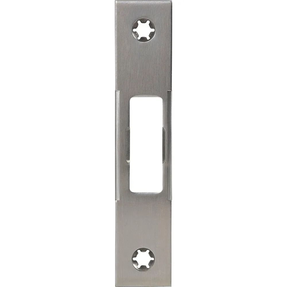 BKS Schließblech für MFV Secury 2-flg. Flach 24 x 3 x 120 mm Zusatzfalle, Edelstahl