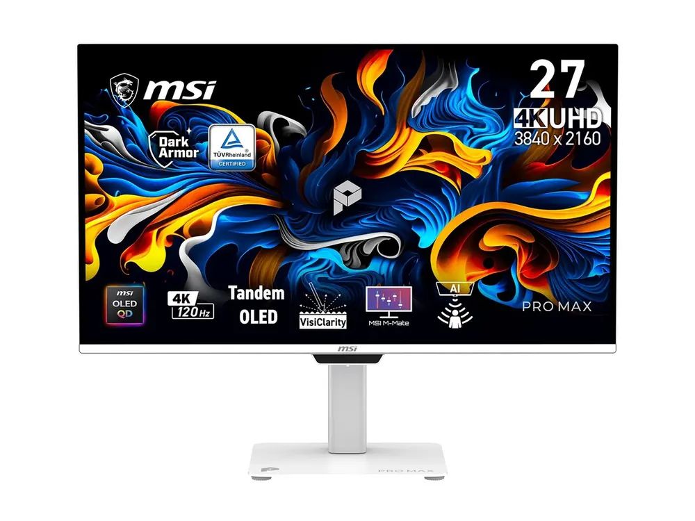 MSI PRO MAX 271UPXW12G - OLED-Monitor - USB - 68.6 cm (27")