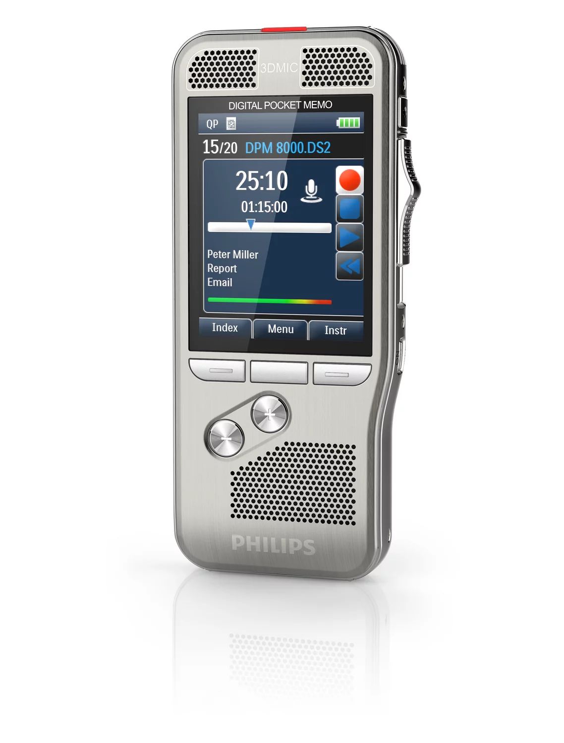 Philips Diktiergerät Digital Pocket Memo Dpm8200