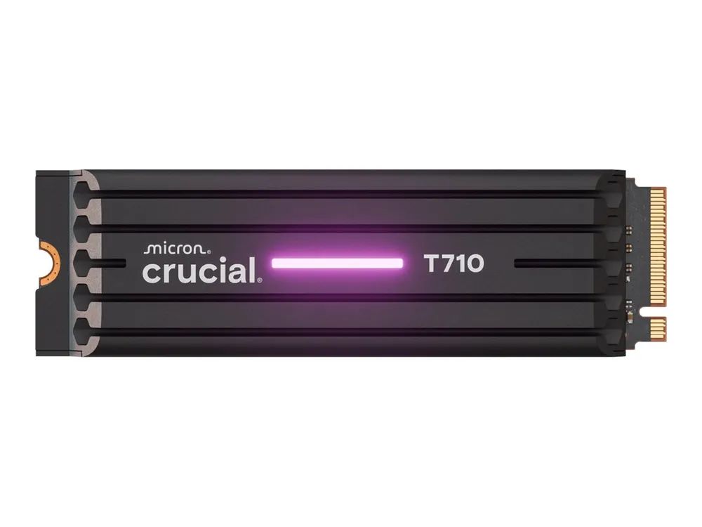 Crucial SSD T710 3D-NAND NVMe PCIe M2 Gen5 Heatsink
