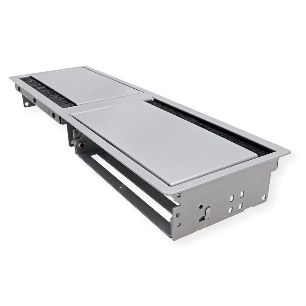 BACHMANN CONI DUO Einbaurahmen 2 x Small, grau