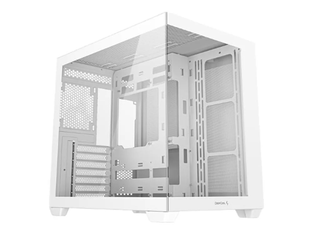 Deepcool CG530 WH - Midi-Tower - ATX - Seitenteil mit Fenster (gehärtetes Glas)