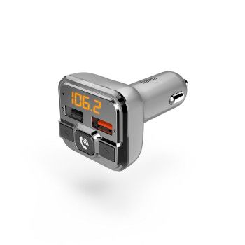 Hama Bluetooth® FM-Transmitter für Autoradio, Freisprecheinrichtung, 2x USB-Port