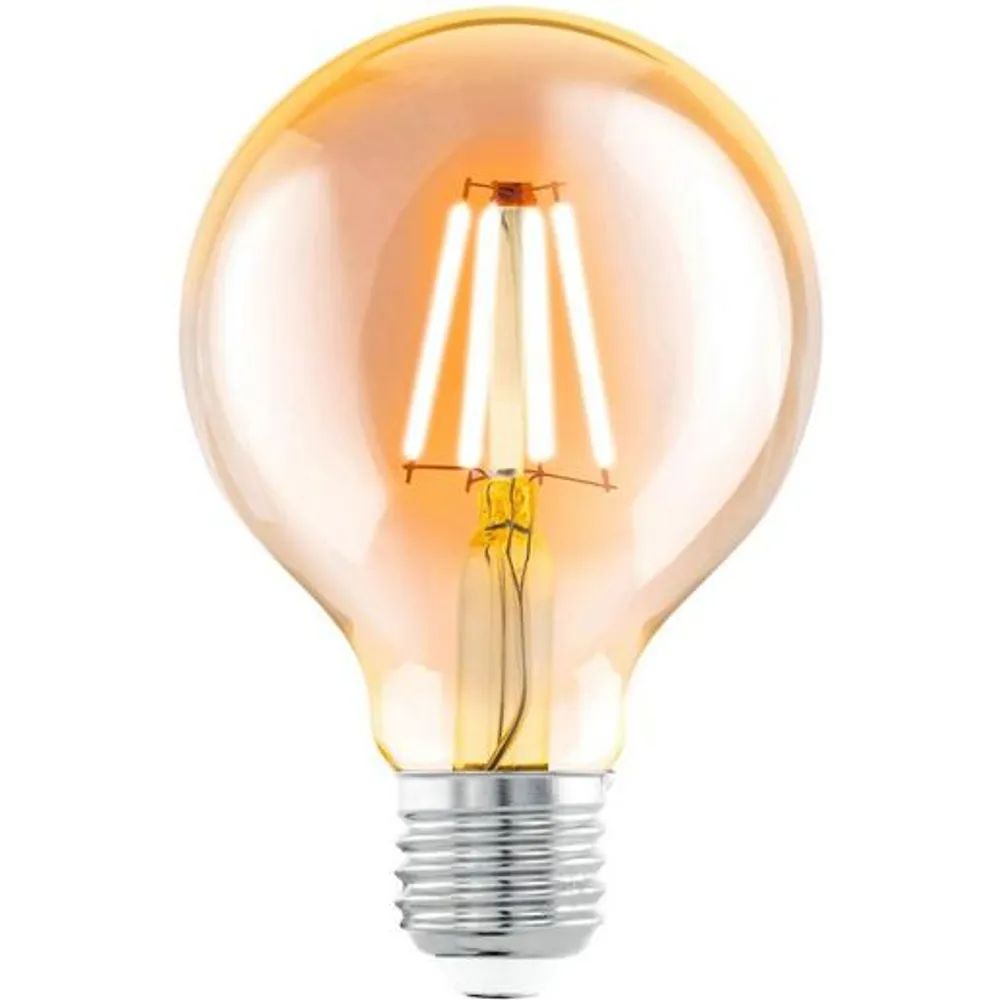 Eglo LED LAMPE 4W E27 2200K AMBER / EGLO VINTAGE G60 350LM 110052
