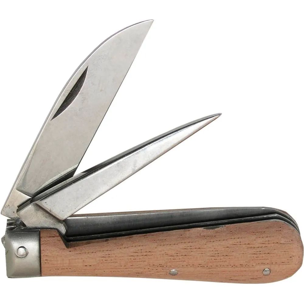 Dönges GmbH & Co.KG  Kabelmesser klappbar zweiteilig Klinge und Aufreiber