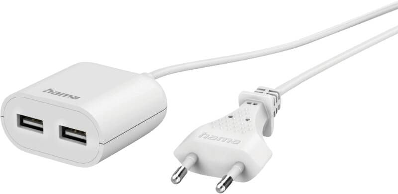 Hama Netzteil 223203 USB-A NETZTEIL M.KABEL/2F/12W