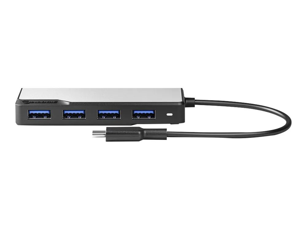 Alogic USB-C Fusion SWIFT 4-in-1 Hub - Hub - 4 x SuperSpeed USB 3.0