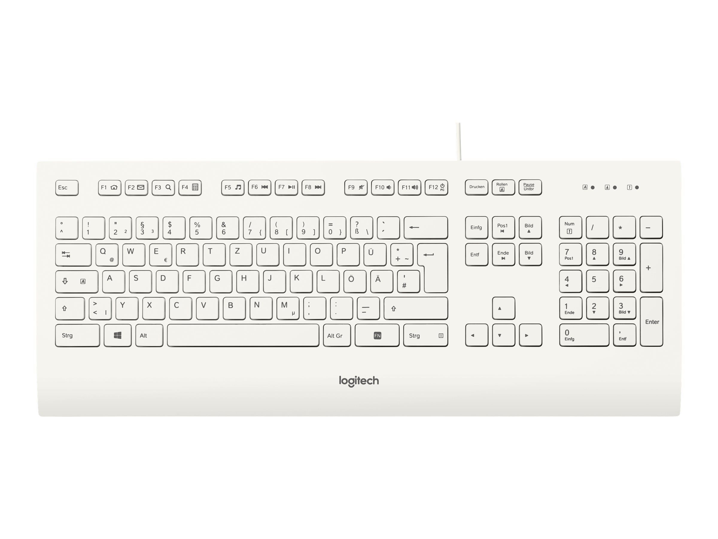 - | USB - - Deutsch K280e weiß 656605214 Tastatur Logitech -