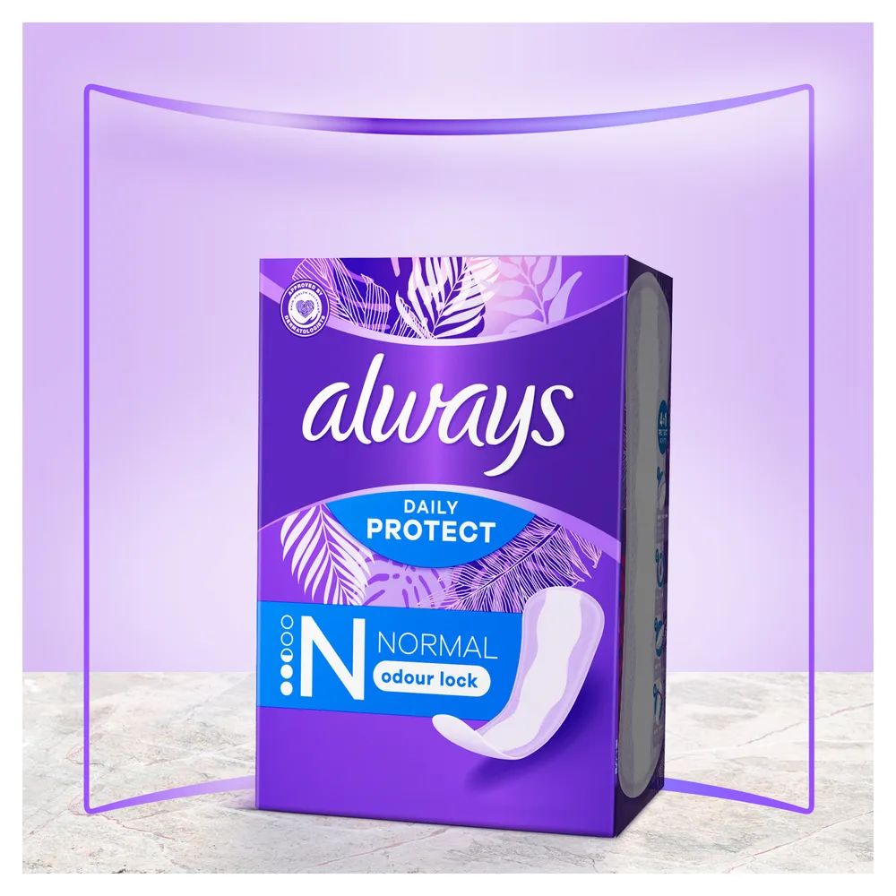 always Slipeinlage Daily Protect Normal mit leichtem Duft Gigapack 64
