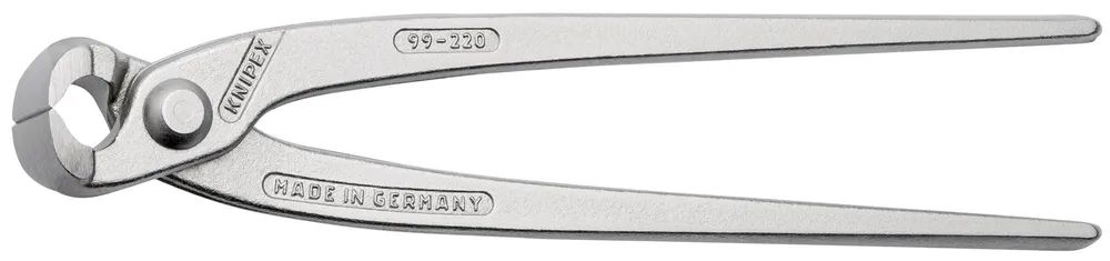 KNIPEX Monierzange (Rabitz- oder Flechterzange) glanzverzinkt 220 mm