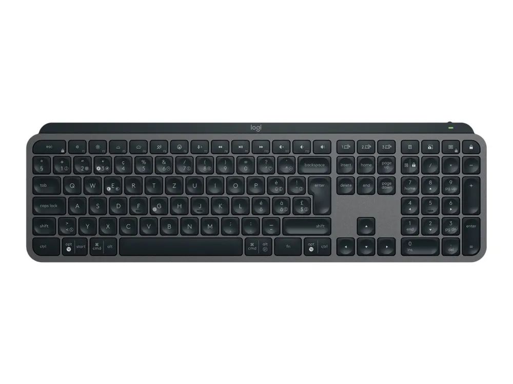 Logitech MX Keys S - Tastatur - hinterleuchtet - kabellos - Bluetooth LE - QWERTY - Nordisch (Dänisch/Finnisch/Norwegisch/Schwedisch)