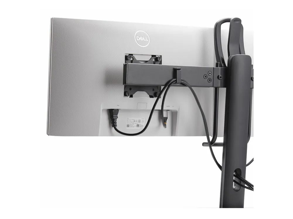 StarTech.com Crossbar Dual Monitor Desk Stand, Double 27inch Screens/VESA - Aufstellung - für 2 Monitore - Kunststoff, Aluminium, Stahl - Schwarz - Bildschirmgröße: 43.2-68.6 cm (17"-27")