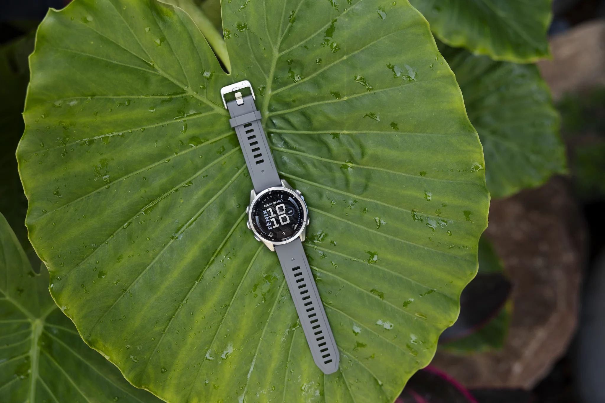 Garmin fēnix 9, 43mm Kieselgrau/Titan