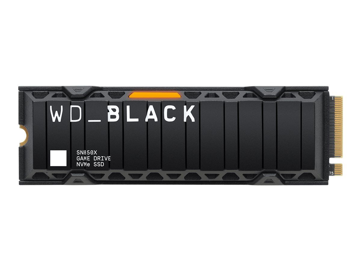 WD WD_BLACK SN850X WDS200T2XHE - SSD - verschlüsselt - 2 TB - intern - M.2 2280 - PCIe 4.0 x4 (NVMe)