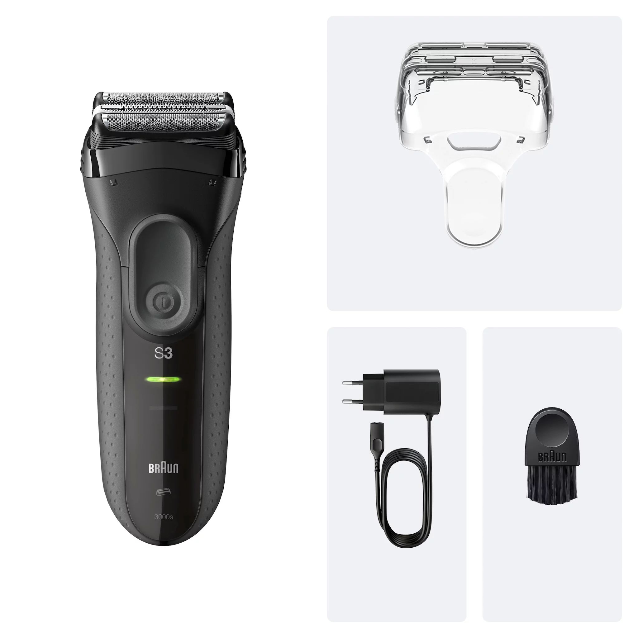 Braun Series 3 3000 Black/Grey
