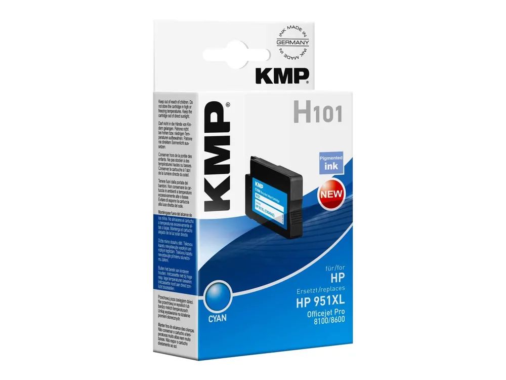 KMP H101 - 30 ml - Cyan - kompatibel - Tintenpatrone (Alternative zu: HP 951XL)