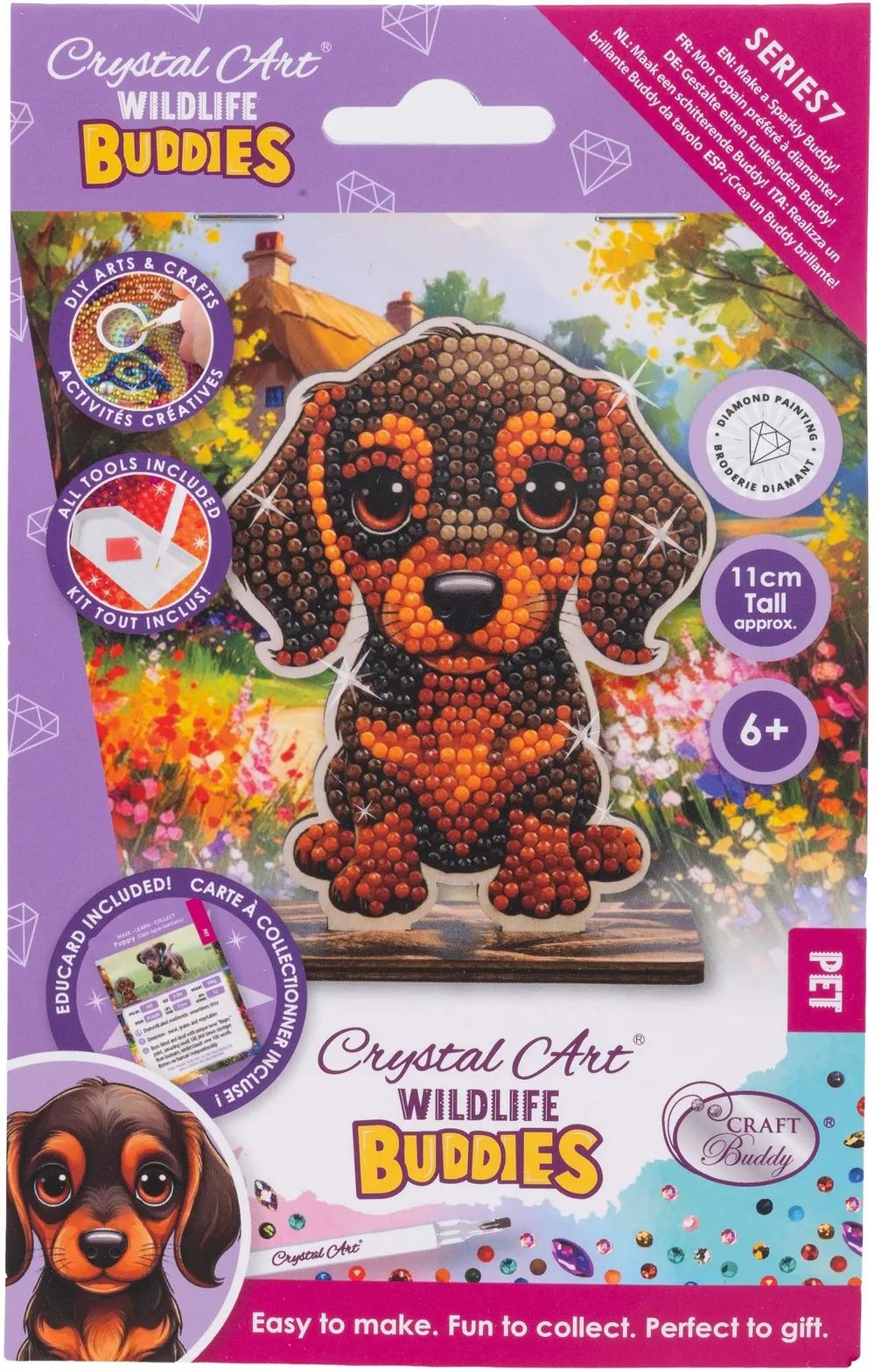Craft Buddy Ltd. Crystal Art Buddy Dackel