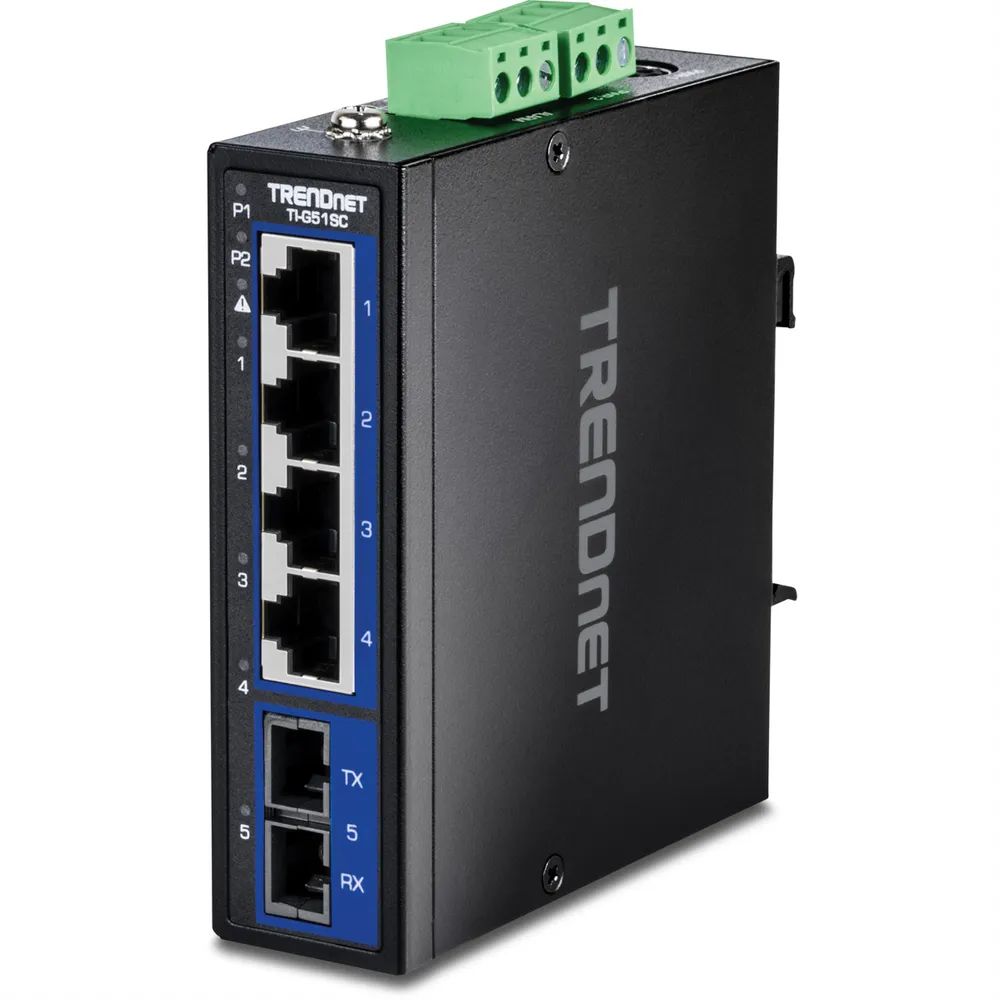TRENDnet TI-G51SC - Version v1.0R - Switch - industriell, mit multimodalen SC-Port