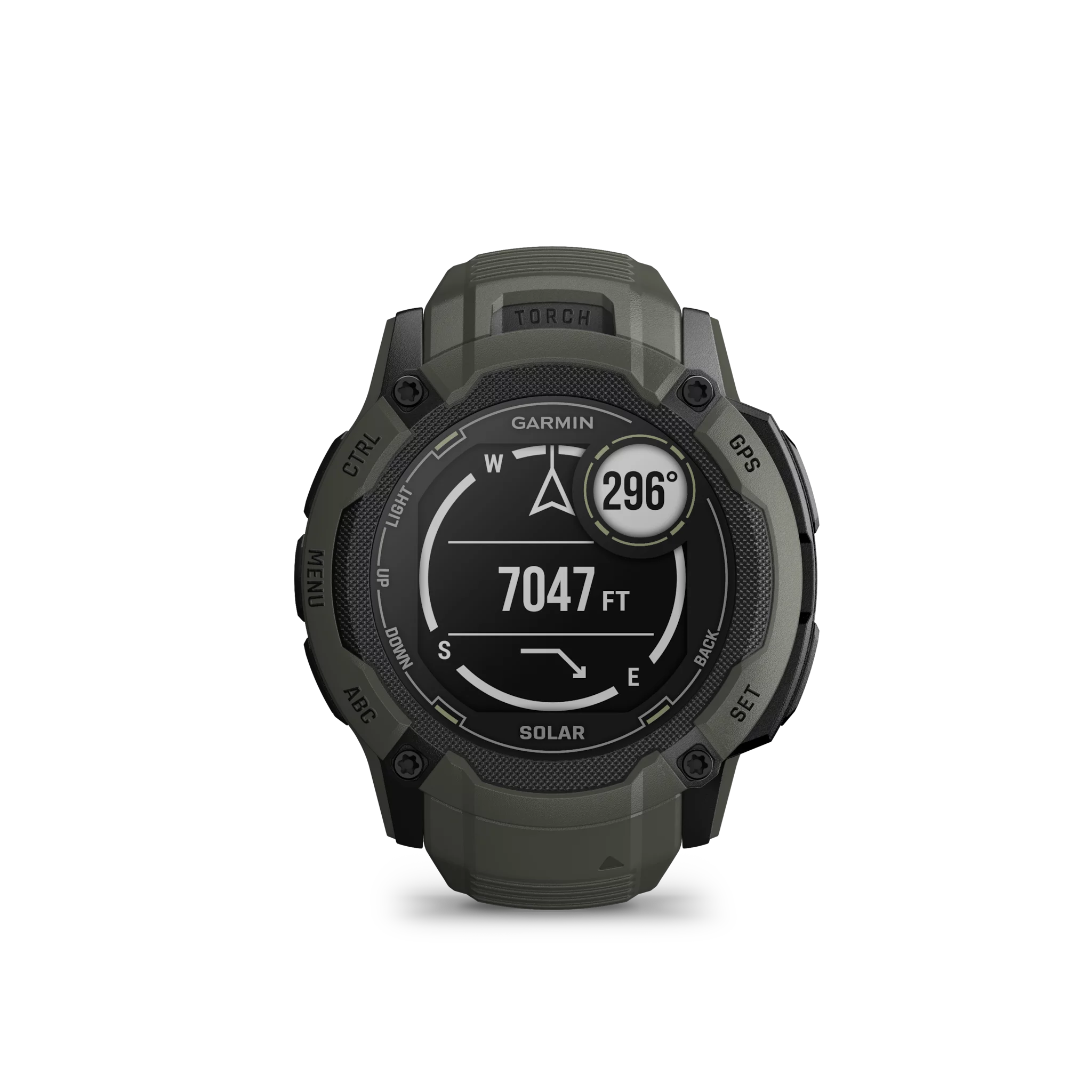 Garmin Instinct 2X Solar, Moosgrün