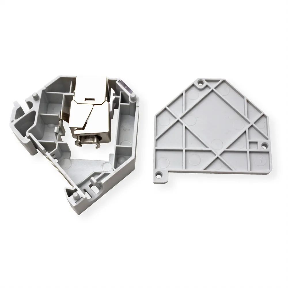 ROLINE Tragschienenadapter für ROLINE Keystone SLIM Module, unbestückt