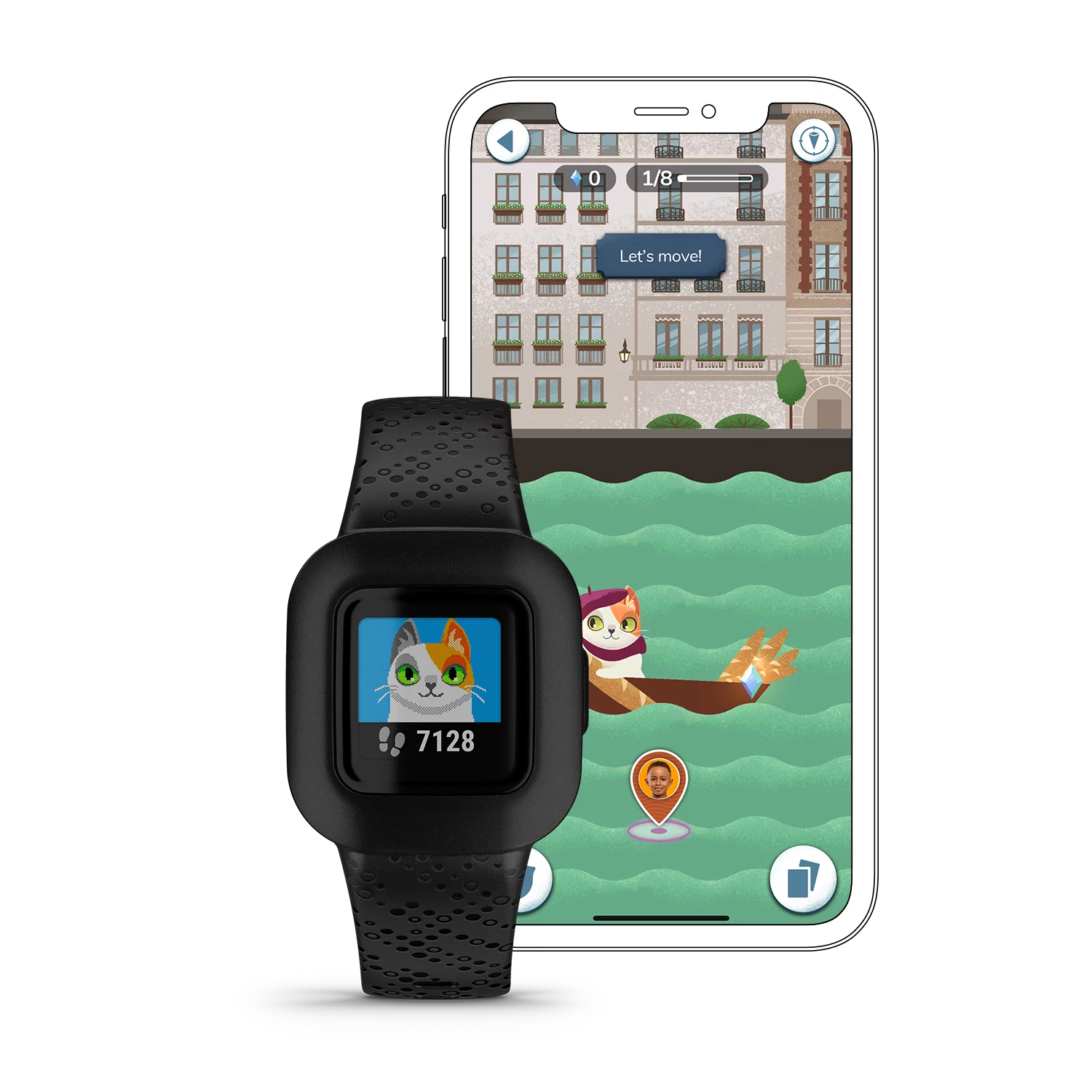 Garmin vívofit jr. 3, Cosmic Black