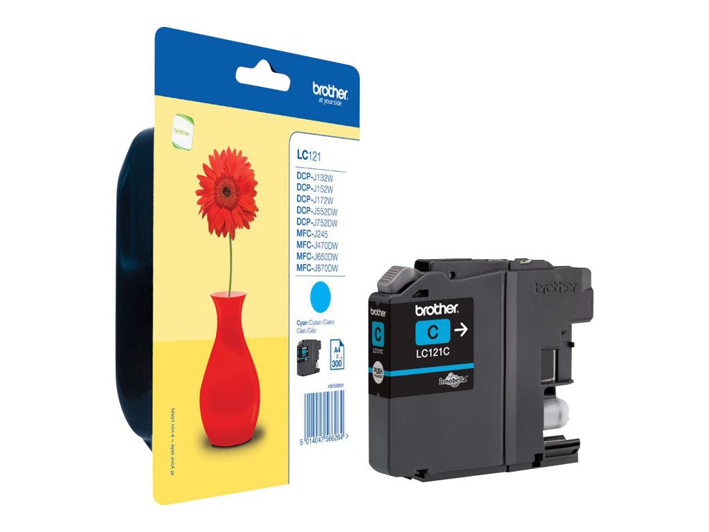 Brother LC121C - Cyan - original - Blisterverpackung