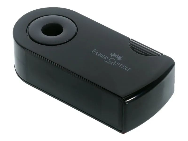 FABER-CASTELL SLEEVE - Spitzer - 2 Löcher - Schwarz